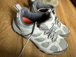 Merrell Wanderschuhe Gr. 38 Grau/Türkis