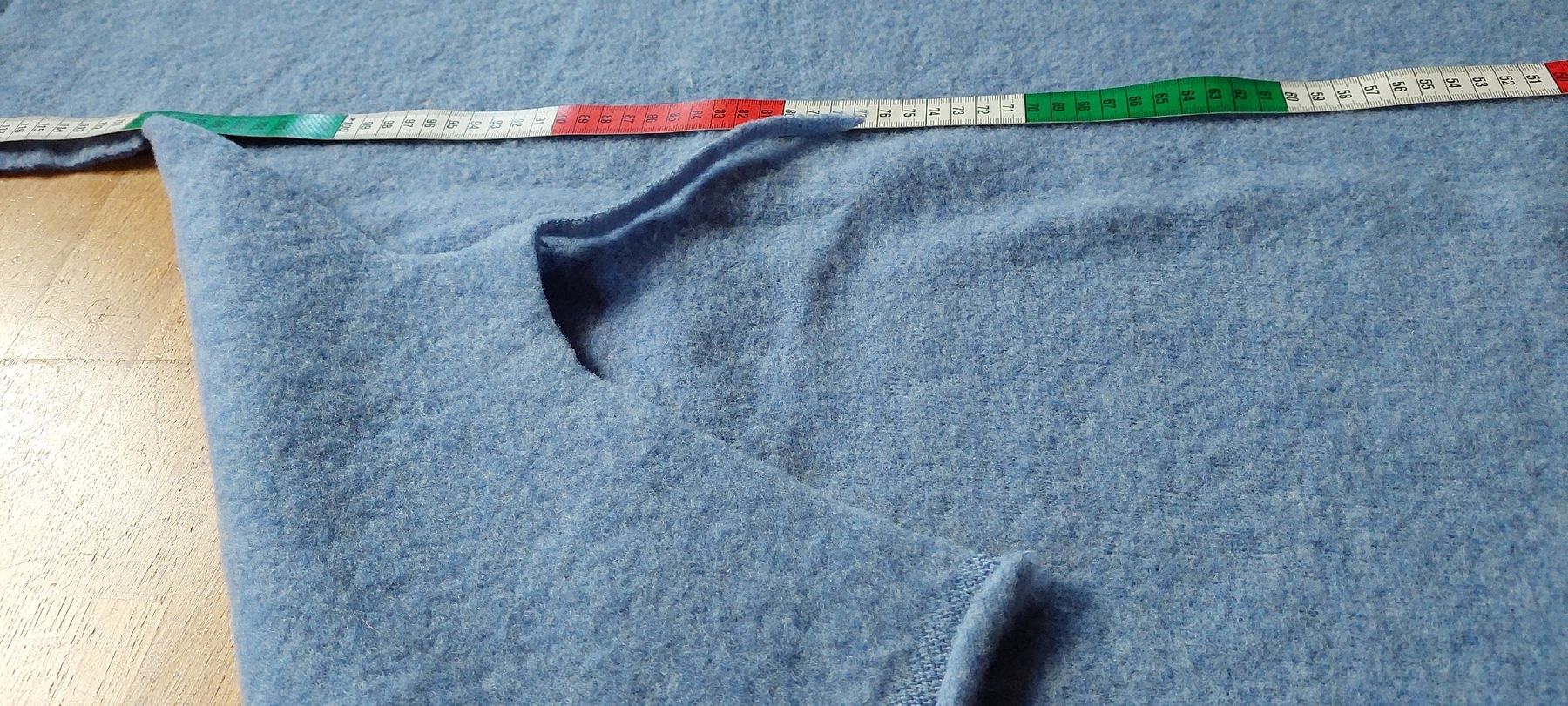 Stoffe: Wollfleece Stoff 100% Merinowolle – Neu (gemäss Beschreibung) aus Schmidrüti von Novemberchind 3