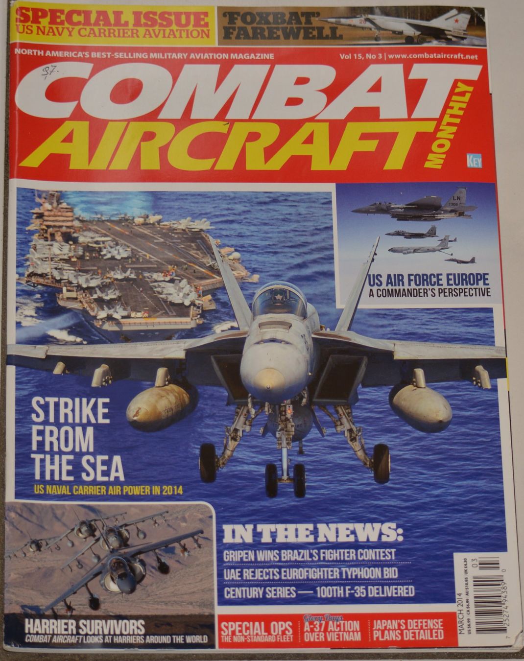 Zeitschriften & Magazine: Combat Aircraft 2014-03 – Gebraucht aus Basel von Dogana