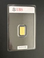 Goldbarren 1g UBS Bank Kinebar