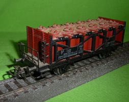 DB Säuretopf-Wagen Märklin 4657 Wagen 104-9 von 1969-71 vsz*