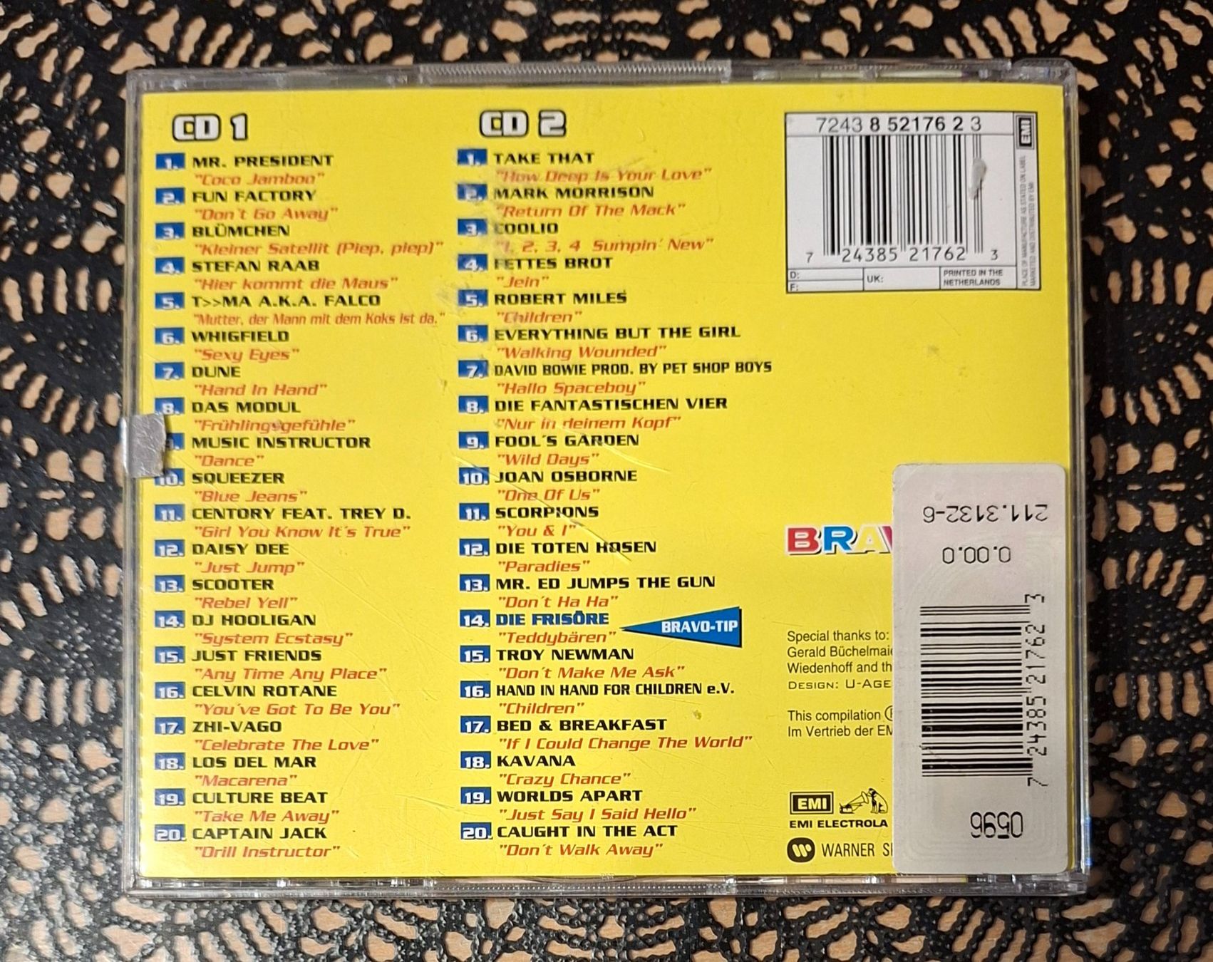CD: Bravo Hits 13, Doppel CD, 1996, Hit Compilation, Sampler – Usato da Amriswil venduto da Celini3 1
