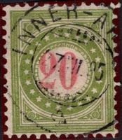20 Rp. Portomarke - sauber gestempelt INNER-AROSA 27.VII.95