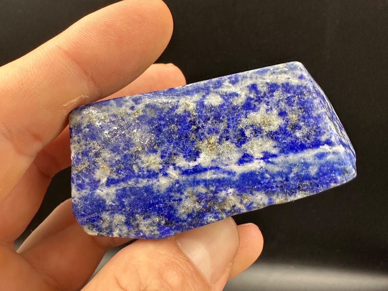 Minerali & Pietre curative: Lapislazuli Freiform, Handschmeichler Heilstein – Nuovo e nell'imballaggio originale da Männedorf venduto da Handschmeichler 2