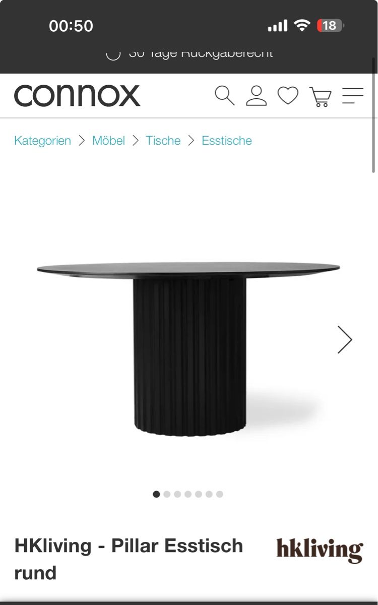 Hk Living Tavoli: Connox Designer Tisch 140cm – Usato da Rüschlikon venduto da don_hbj8 2