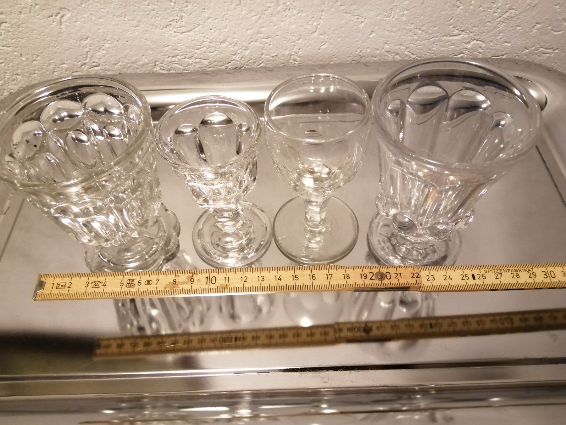Gläser: Gläser, 4 Stück, Antik, Kelche, Einzelstücke – Gebraucht aus Ostermundigen von Dinge1 9
