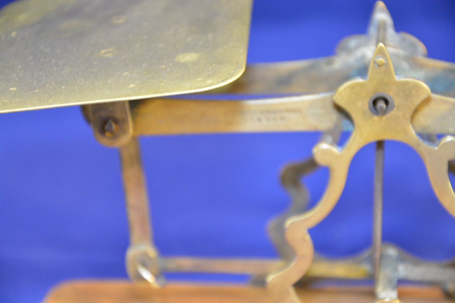 Bilance e pesi: Antike englische Messing Briefwaage Set – Usato da Bassersdorf venduto da antikvintage 5