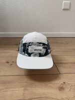 Casquette Salomon, blanc et motif, comme neuve