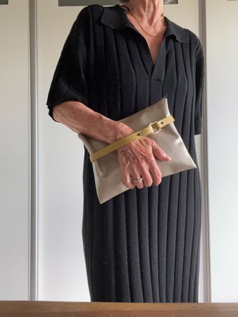 kleine Ausgehtasche in Gold von °double-u-pi°