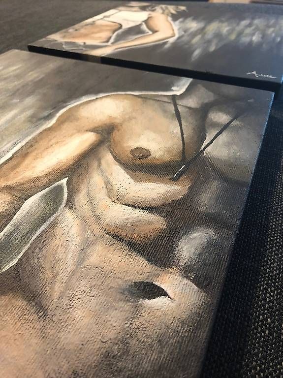 Dipinti: Kunstmalerei Acryl auf Leinwand – Usato da Laax GR venduto da MountainAnd 2