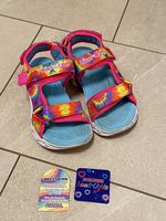 Skechers Sandalen, 28, Mädchen, mit Blinkfunktion, mehrfarb.