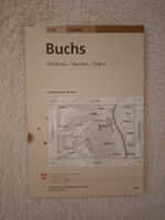 Carte nationale Suisse 1:25000 Buchs Wildhaus-Sevelen Vaduz