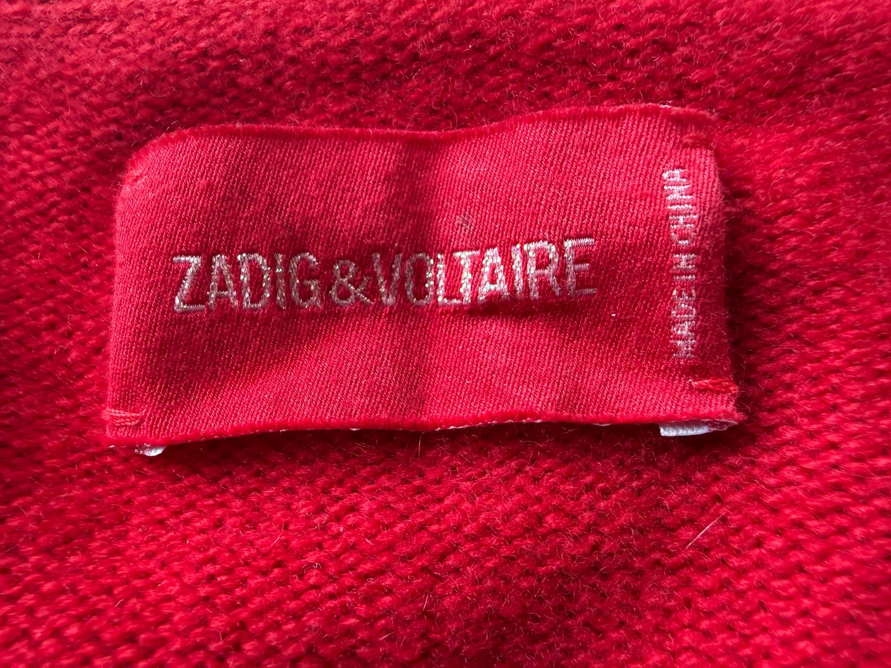 Pulls & Sweat-shirts: Zadig & Voltaire Pullover L Rot Wolle Cashmere – D'occasion à Basel par Rouge. 3