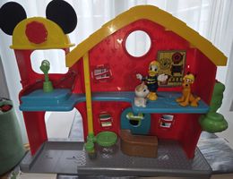 Micky Maus Feuerwehrhaus Spielset - Top Zustand!