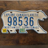  🇨🇦 Autoschild, Northwest Territories 98536 - Kanada