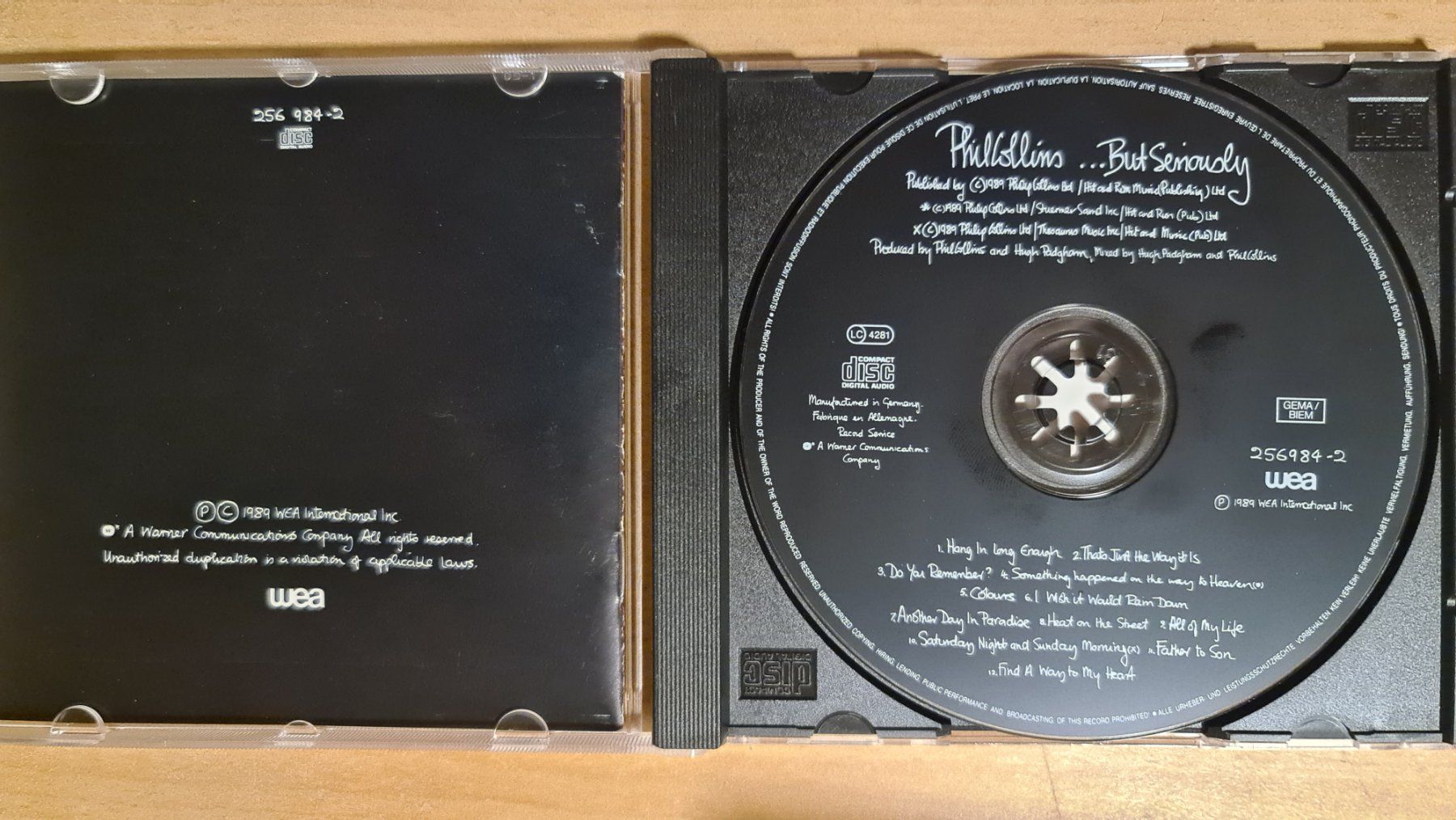 CD: Phil Collins - ...But Seriously CD - Top Zustand – Usato da Dintikon venduto da Vexi 1