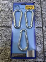 Karabiner-Haken 10x100mm, 3 Stk, Mister Tool, Fabrikneu