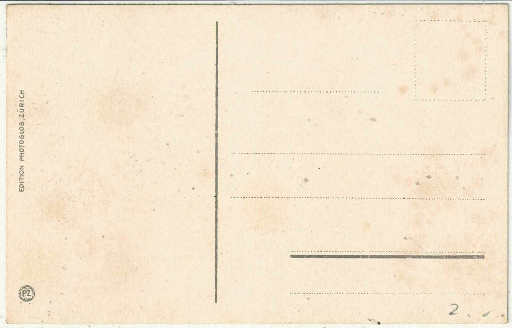 Cartoline postali: St. Gallen - Scheffelstein mit Säntis - Litho – Usato da Ettingen venduto da Kartenplanet 1