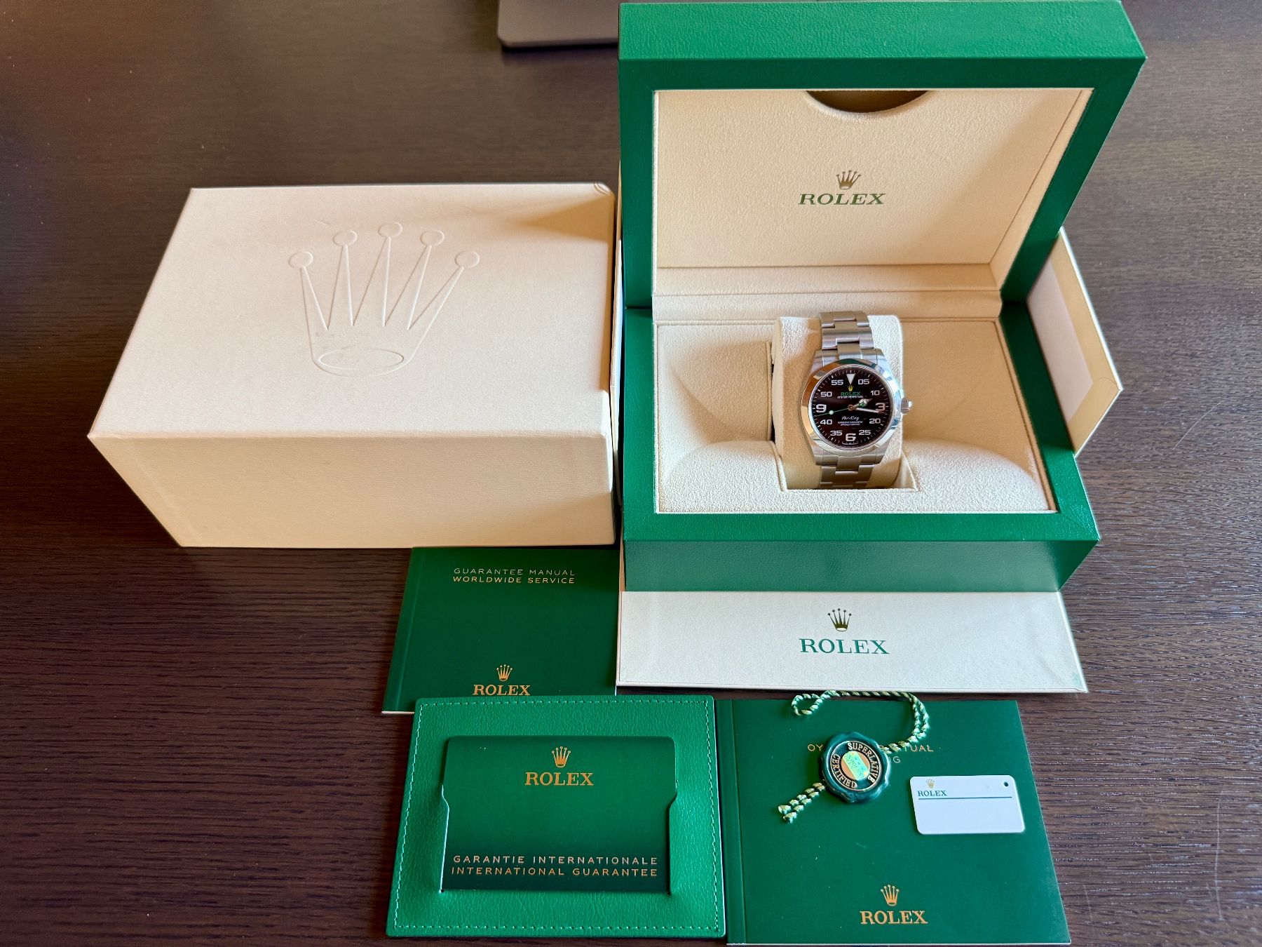 Rolex Orologi: Rolex Air-king Ref. 126900 FULLSET – Usato da Felben-Wellhausen venduto da Hammerhai11