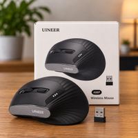 Kabellose Maus Uineer A06P schwarz neu in OVP