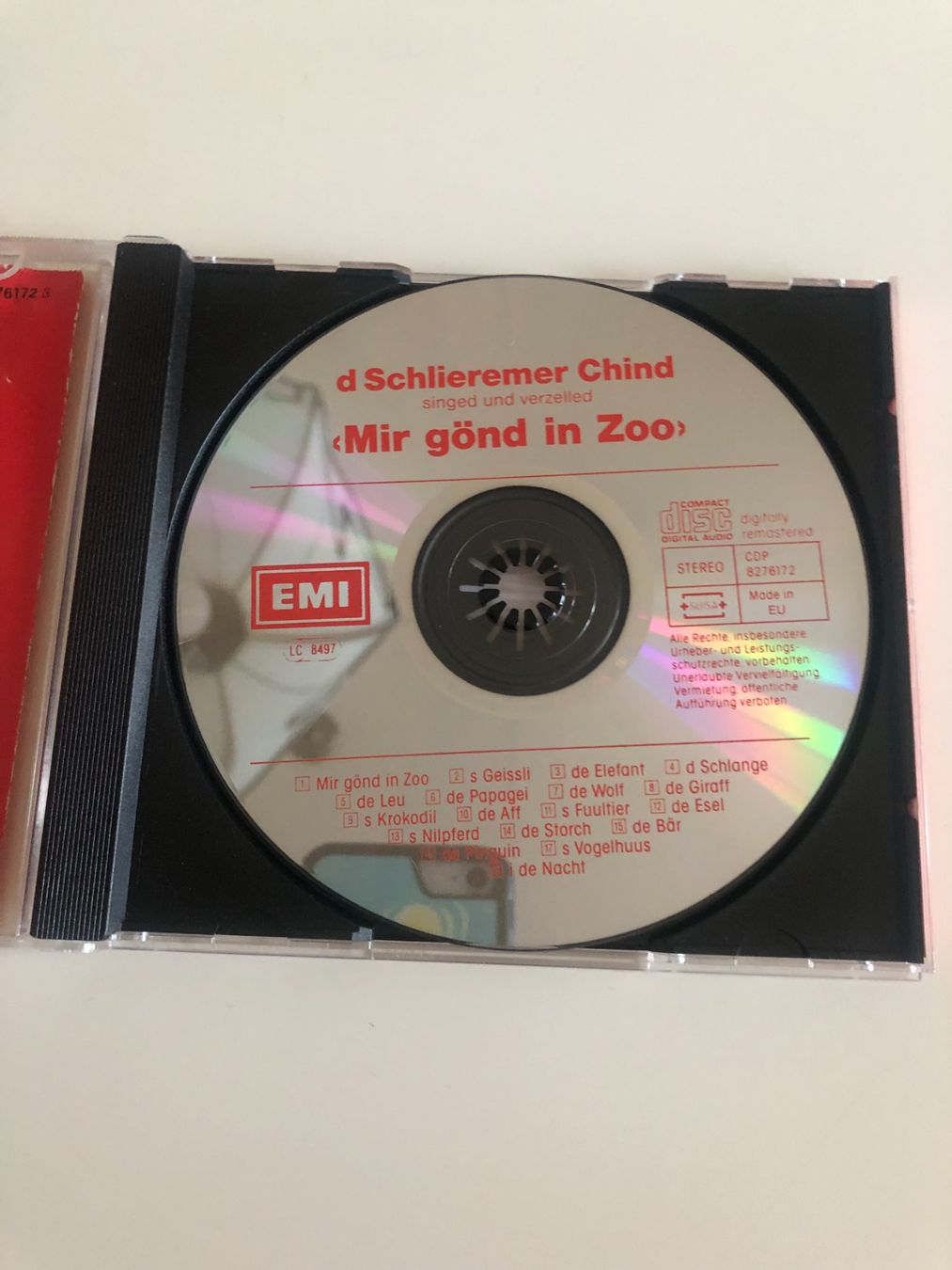 CD: CDs mir gönd in Zoo & Chinderliedli – Usato da Bassersdorf venduto da sammelfloh 4