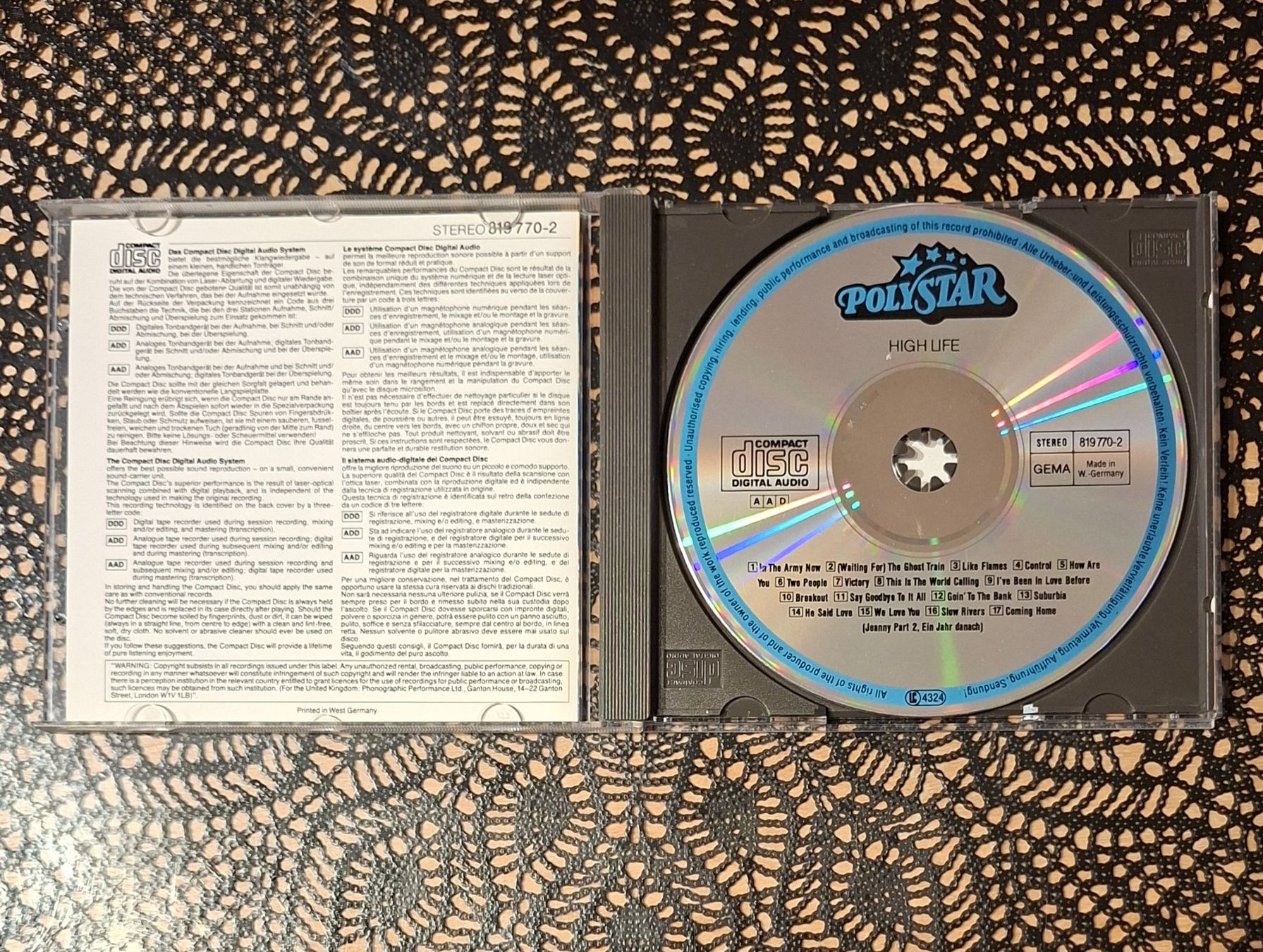 CD: High Life - Da geht die Post ab, DE Hit Compilation CD 1987 – Usato da Schönenberg TG venduto da Gregolino76 2