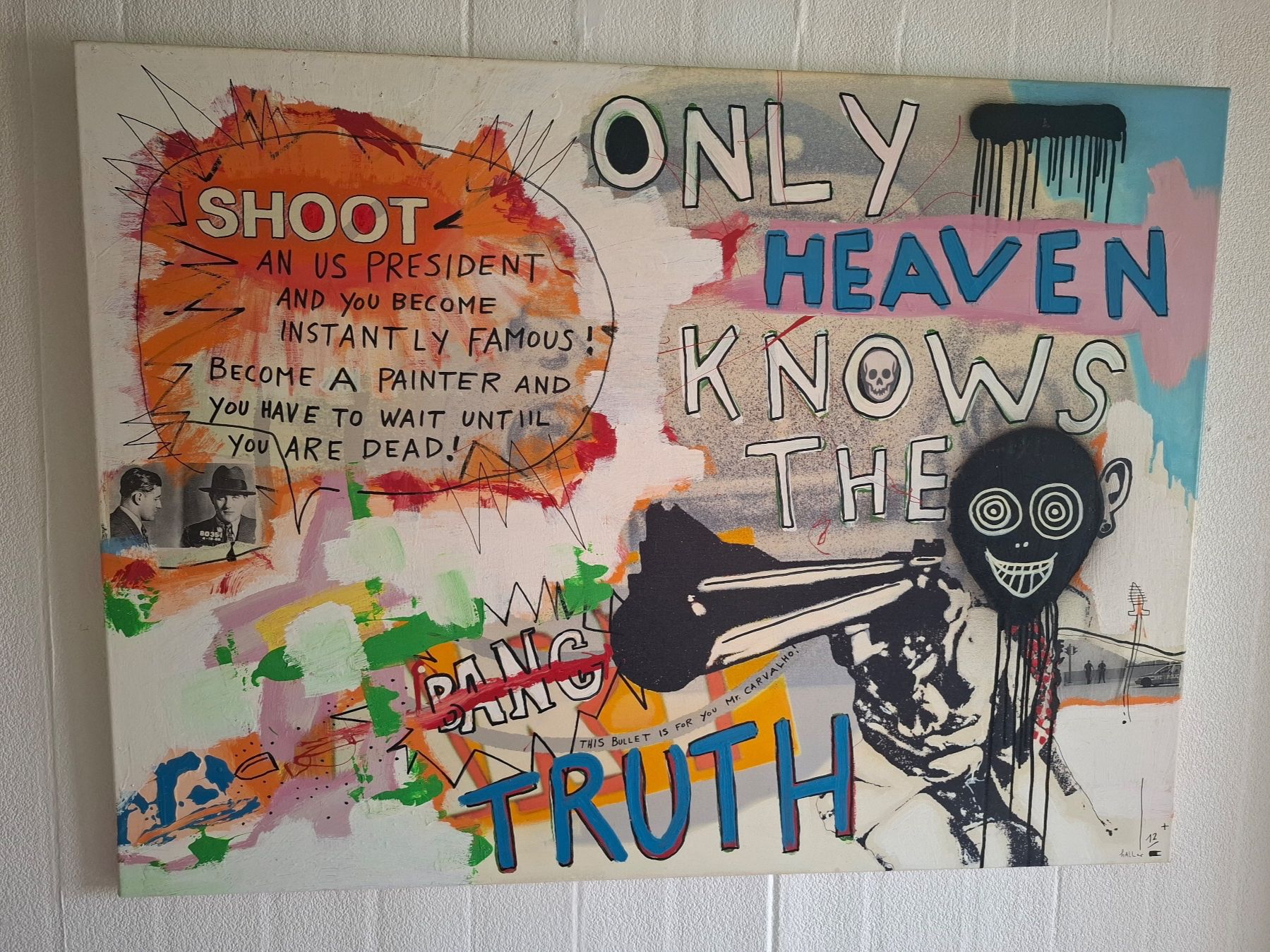 Dipinti: Tableau "SHOOT ART" de Dietmar Haller – Usato da Bonfol venduto da sch_qy5d