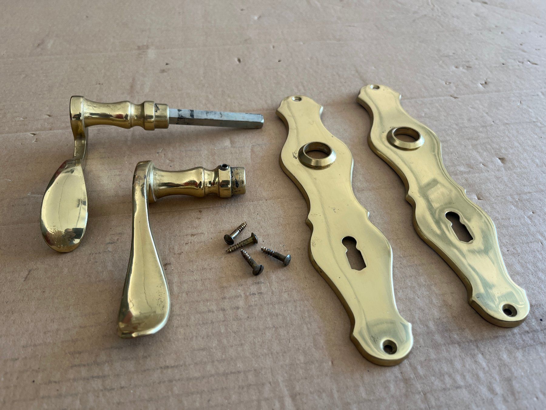 Quincaillerie: Türgriff Türfalle Schild Messing – D'occasion à Unterkulm par Fabulirius 2