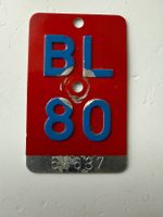 Velonummer, Fahrradnummer BL 80