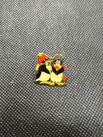 Ansteck-Pin Pinguine mit Schal und Mütze Metall