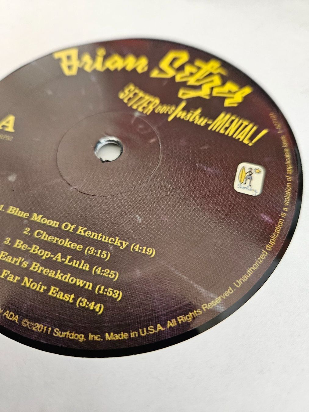 Dischi in vinile: Brian Setzer goes Instru-MENTAL LP - US-Pressing 2011 – Usato da Gunzwil venduto da Charro03 4