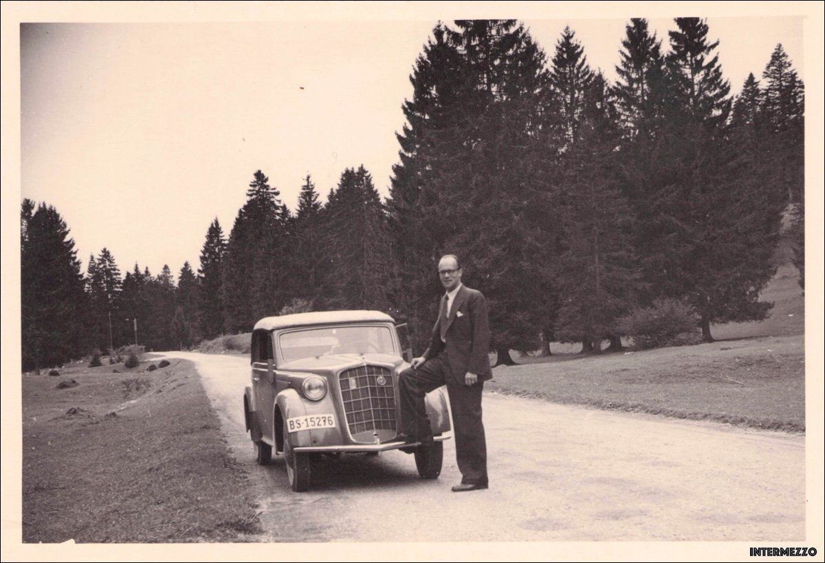 Cartoline postali: Auto // Oldtimer altes Auto ca. 1930 Basel-Stadt – Usato da Basel venduto da intermezzo12