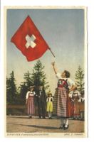 Schweizer Fahnenschwingerin - Tracht - Flag-waving - 1942