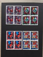 1971 Satz Pro Patria 4er Block Ersttagsstempel  FDC ET