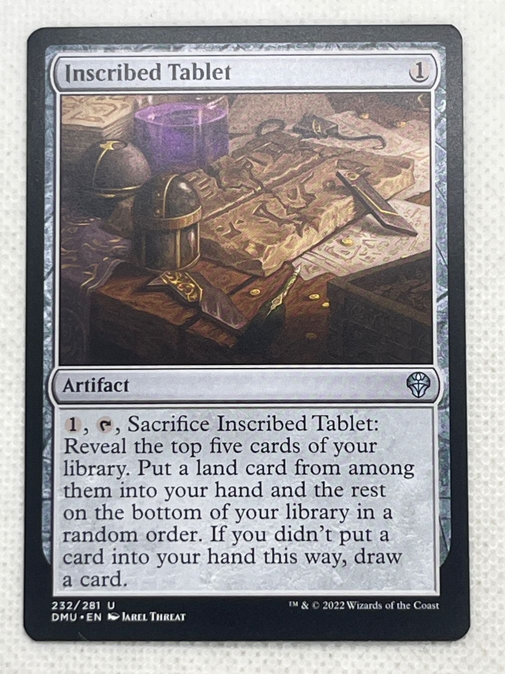 Magic The Gathering Sammelbilder & Trading cards: Magic The Gathering:"Inscribed Tablet" – Gebraucht aus Hinterkappelen von Kim1992