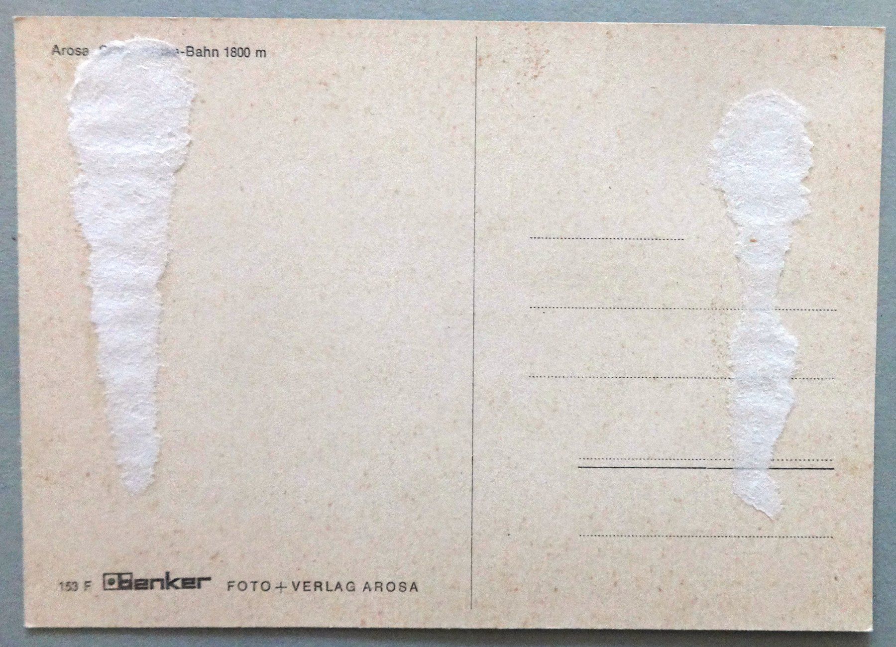 Cartoline postali: Arosa 1800 m – Difettoso da Fétigny venduto da Billy2miny 1
