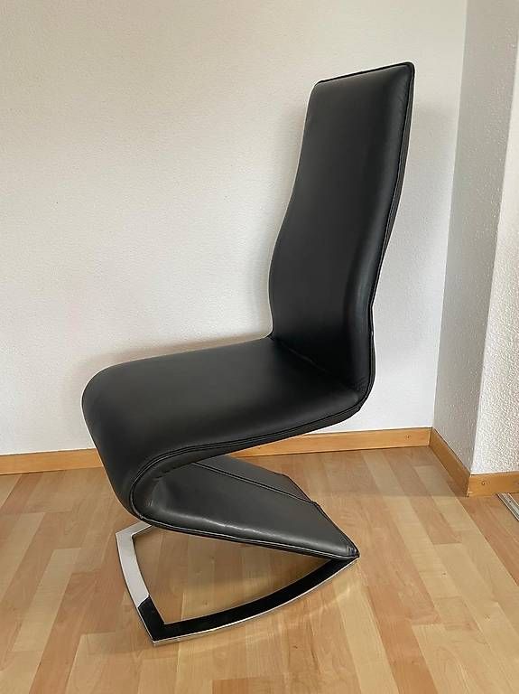 Sedie: 2er Set Design Stühle aus Echtleder – Usato da Buchs SG venduto da nru_96yd