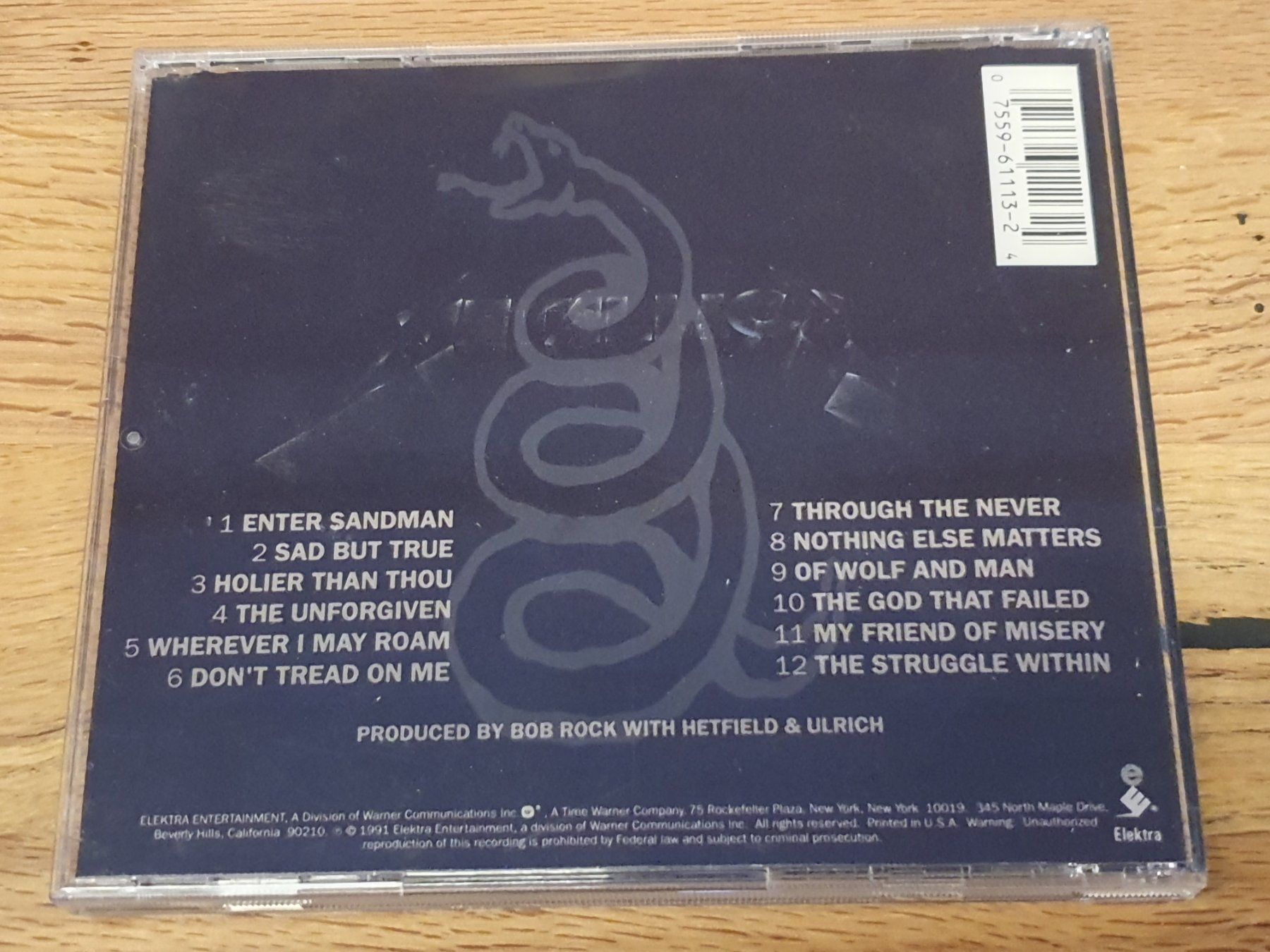 CDs: Metallica - Black Album - CD US – Gebraucht aus Auenstein von Trilos 1