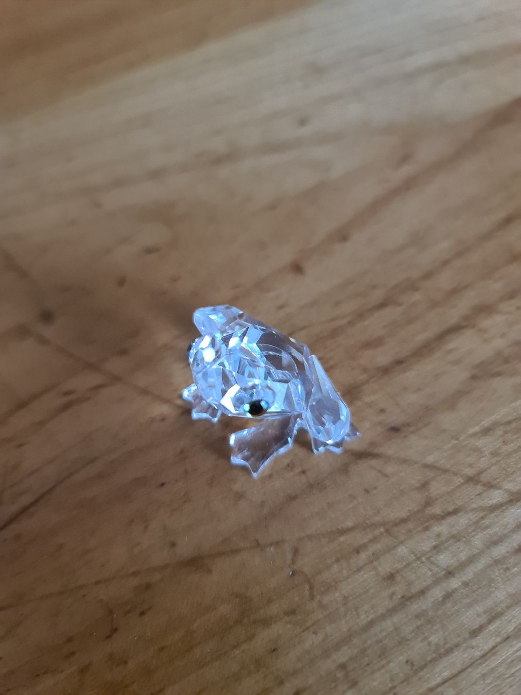 Swarovski Statuette: Swarovski Figur Frosch  – Usato da henau venduto da Rockj 2