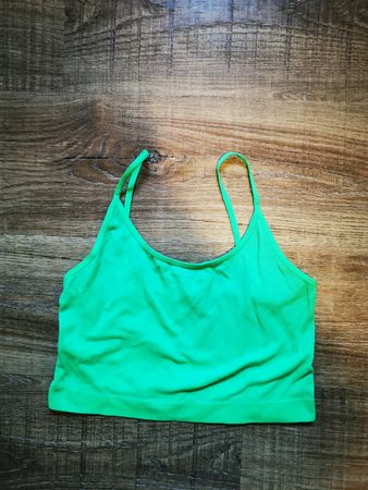 Schlankes Sommer Top von FB Sister, Neon Grün, Grösse M