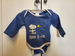Alles ab 1CHF: Langarm Body Peanuts, Grösse 62