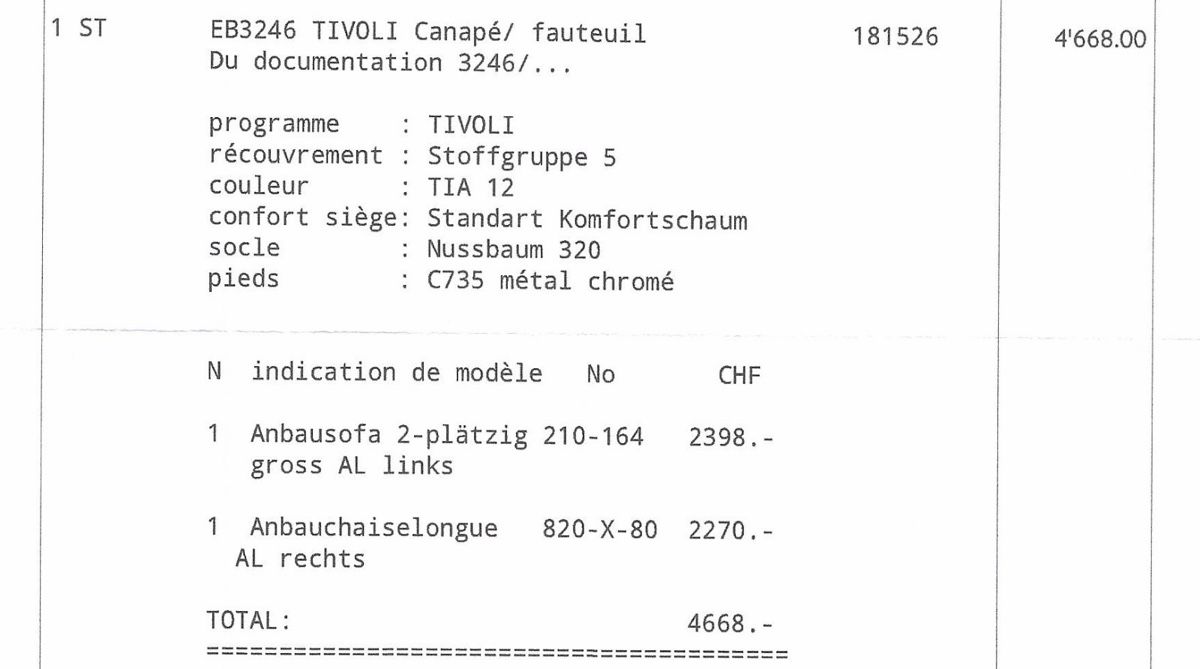 Pfister Sofas: Tivoli Sofa, Beige – D'occasion à Zug par Tetiana_Pereira 7