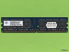 1GB Nanya PC2-5300U/DDR2-667 2R (6x)