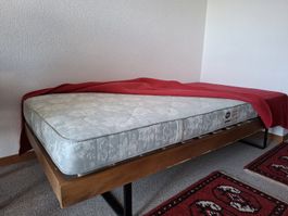 Bett mit Lattenrost und Matratze Dormacrino Matratze 95x190 