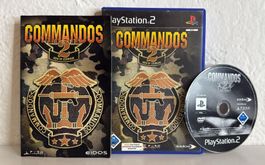 Commandos 2 Men of Courage PS2 Spiel, in gutem Zustand