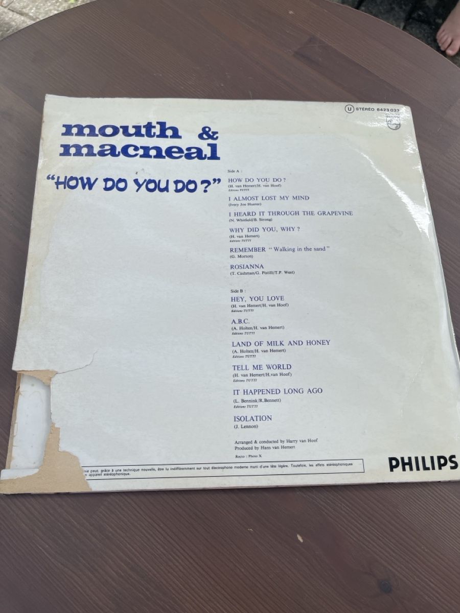 Schallplatten: Mouth & MacNeal LP  – Gebraucht aus Unterkulm von AnoliOccasion 1