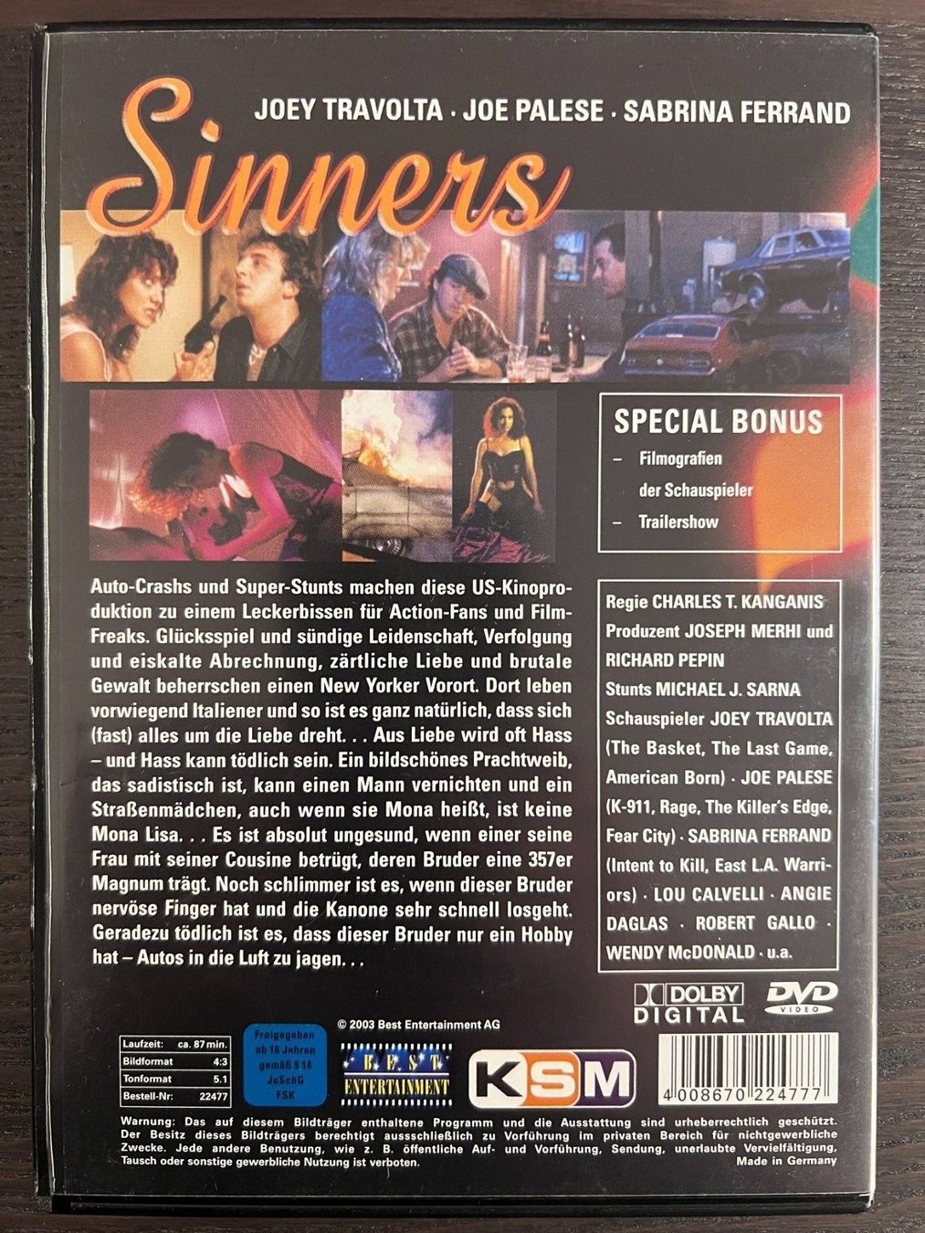 Alle DVDs: Sinners – Gebraucht aus Zürich von FilmFreunde 1