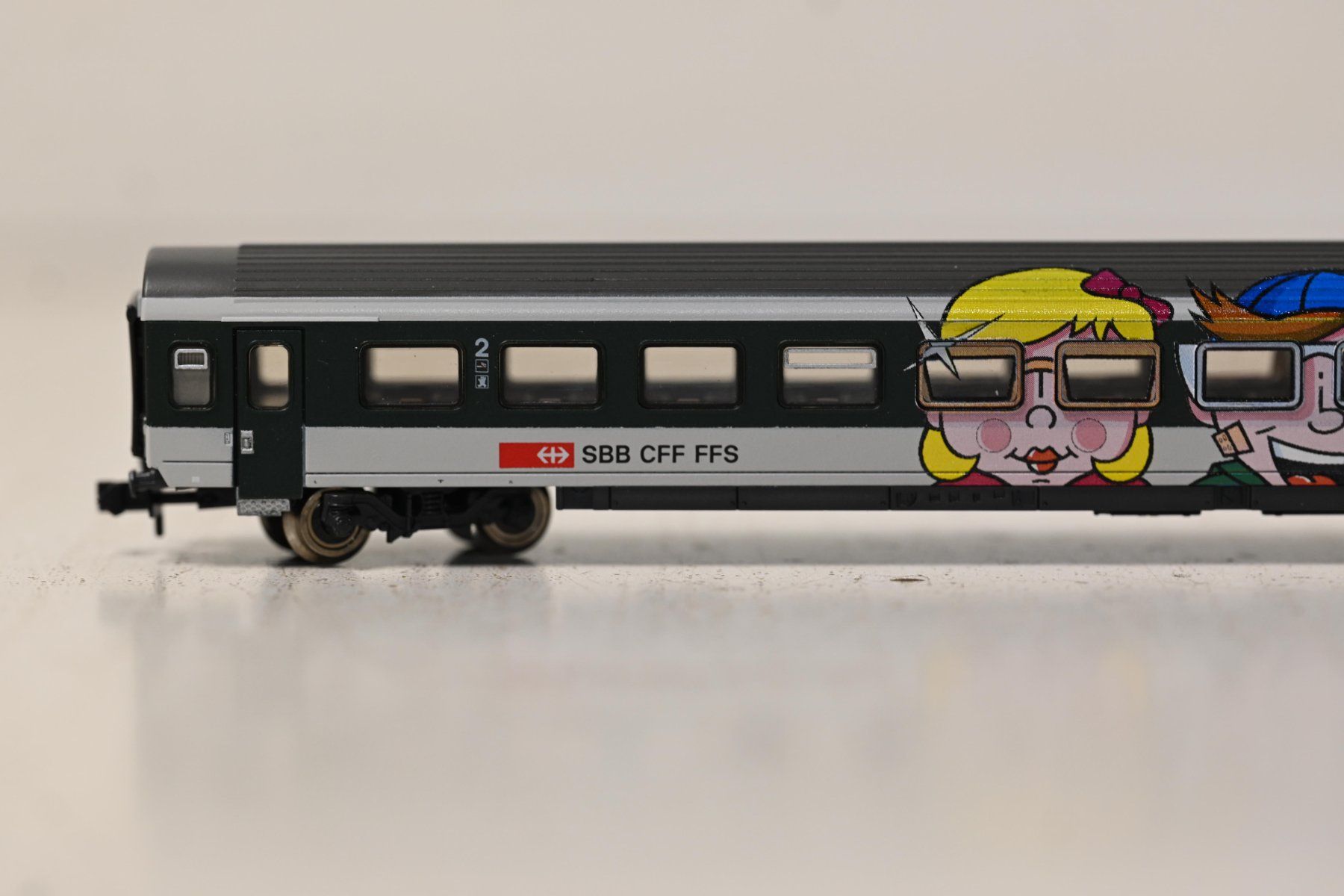 Roco Modelleisenbahnen: SBB Spielewagen Roco Spur N mit OVP – Gebraucht aus Laupen ZH von Zmoewe 1