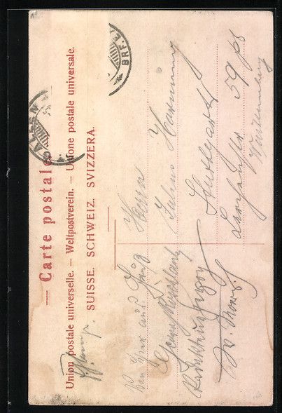 Cartoline postali: St. Gallen, Strasse Schmidgasse mit Gesc – Usato da Berlin venduto da bartko-reher 1