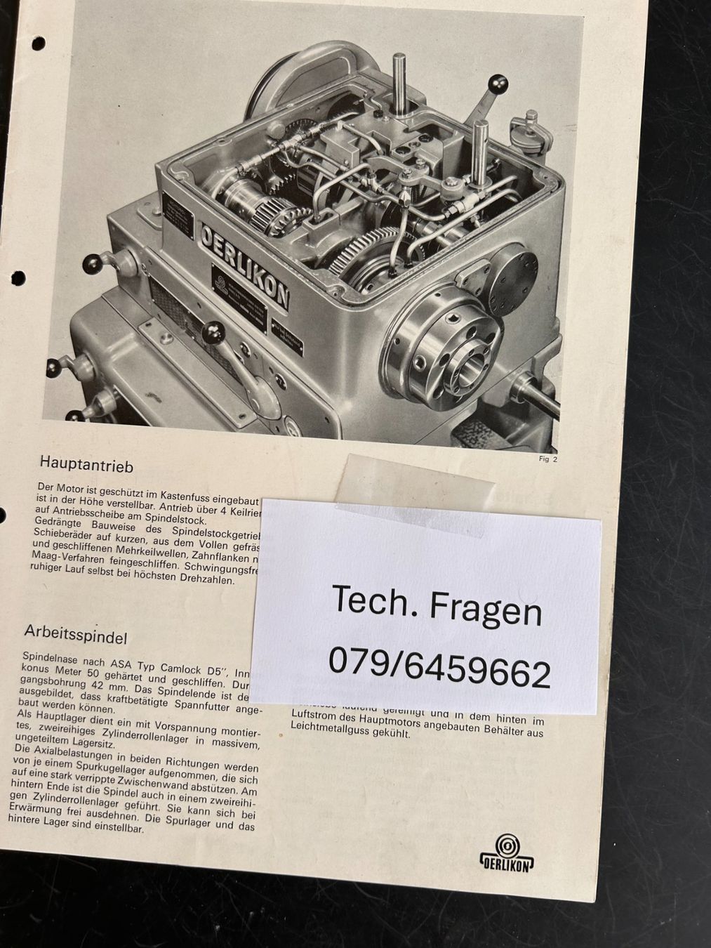 Tutte le macchine: Oerlikon Drehbank Deoa – Usato da Münchenstein venduto da fransch 2